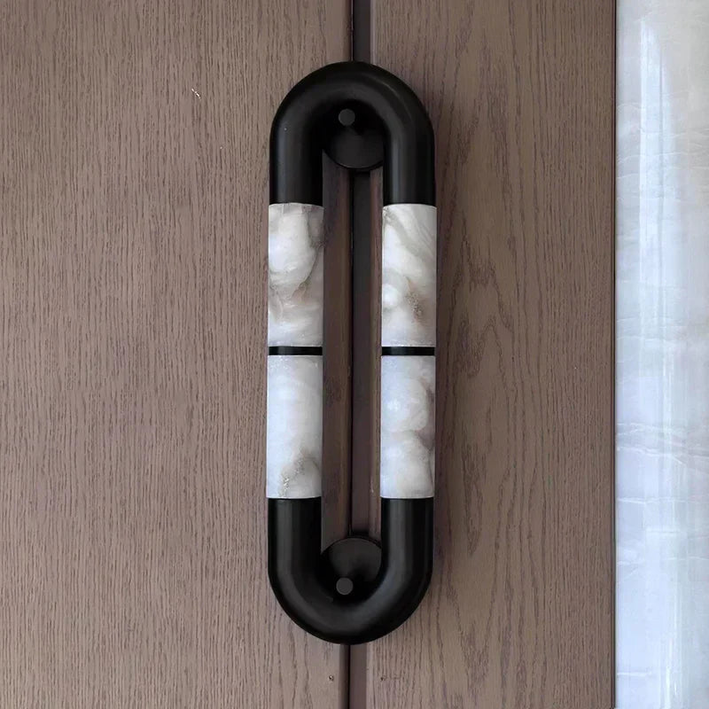 Alabaster Tube Wall Sconce