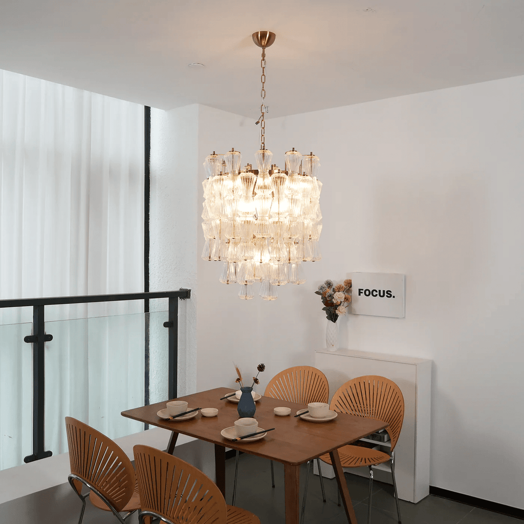 Premium Florenzia Murano Glass Chandelier - CasaraHouse