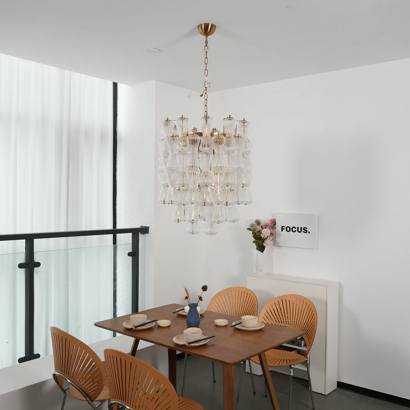Premium Florenzia Murano Glass Chandelier - CasaraHouse