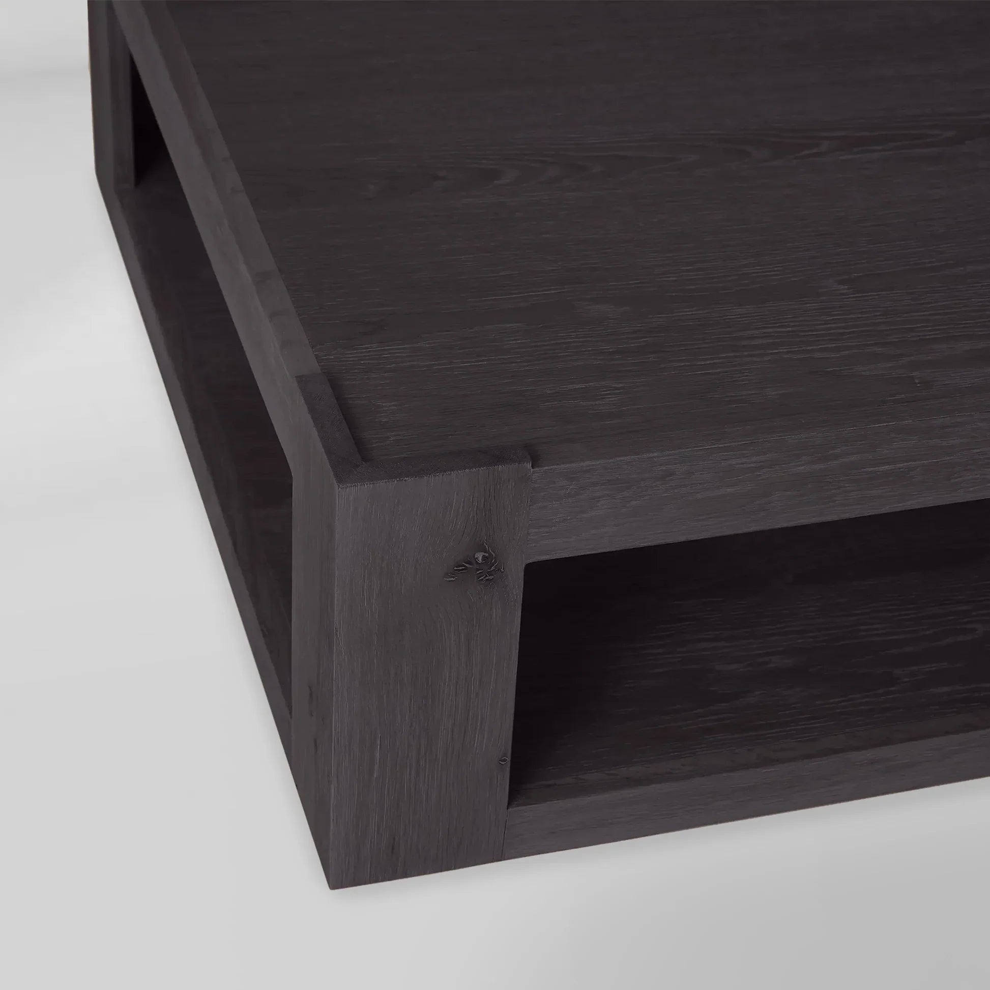 Devon Parson-Style Coffee Table Natural Oak Wood Living Room Center Tea Table Rectangular Cocktail Table