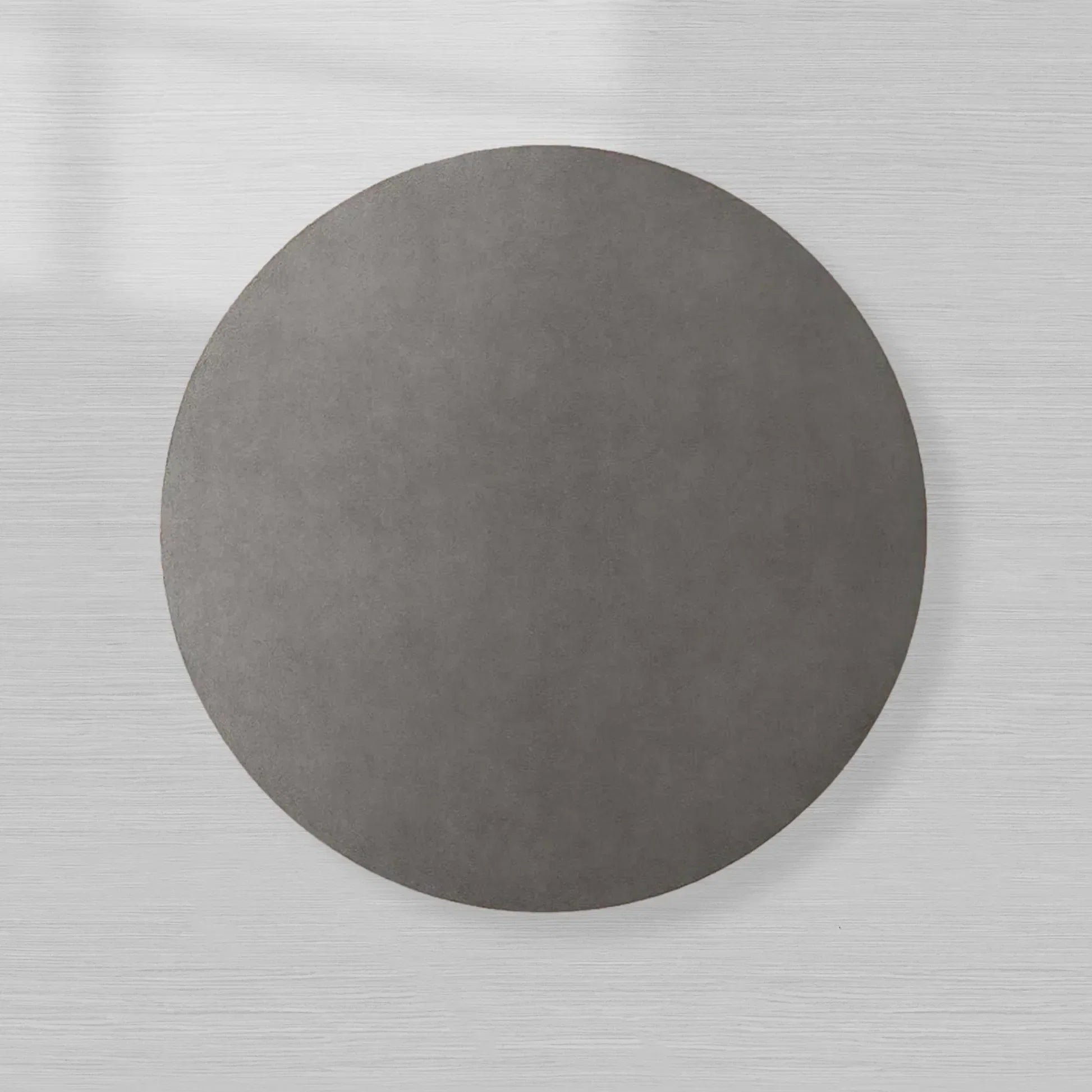 Malone Round Plinth Coffee Table Leather Cocktail Table Modern Living Room Center Tea Table