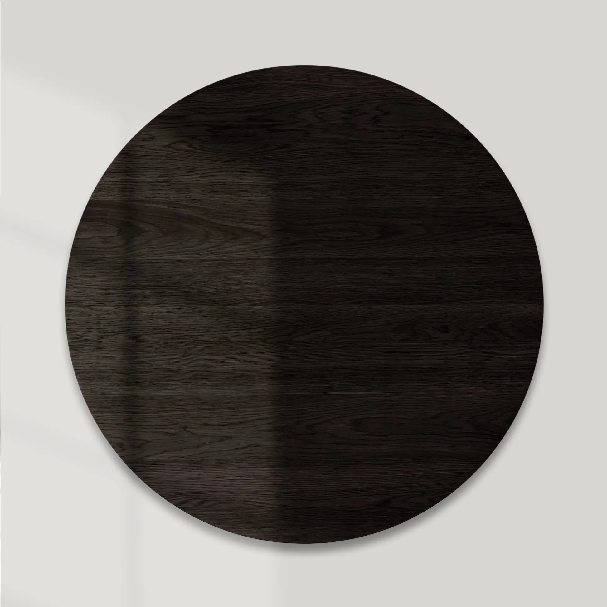 Finnley Round Wood Coffee Table Modern Sofa Center Tea Table with Reeded Detailing
