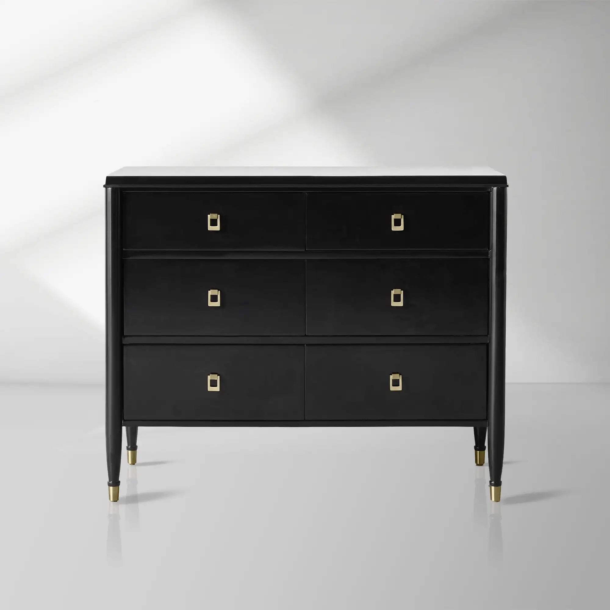 Lavenir French 6-Drawer Chest Dressers Wood Storage Cabinet