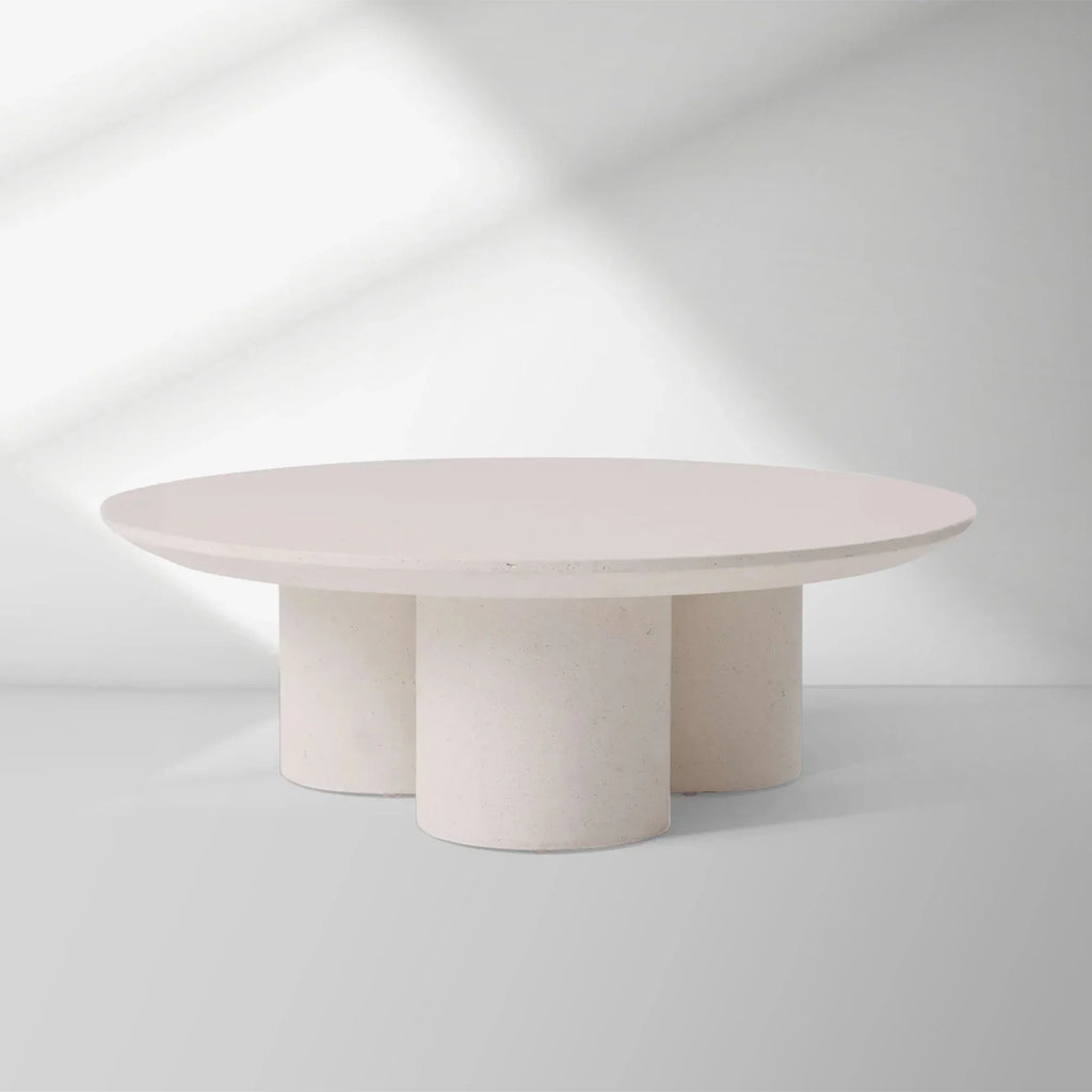 Cascade Outdoor Concrete Coffee Table Durable Sofa Center Tea Table
