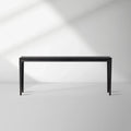 Park Ash Wood Entryway Console Table Black Hallway Entrance Table