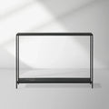 Kavali Slim Metal Entrance Console Table Solid Iron Frame Hallway Entryway Table