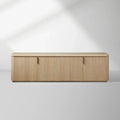 Caden Stone Top TV Stand Media Console Side Cabinet Television Storage Unit Wood Sideboard