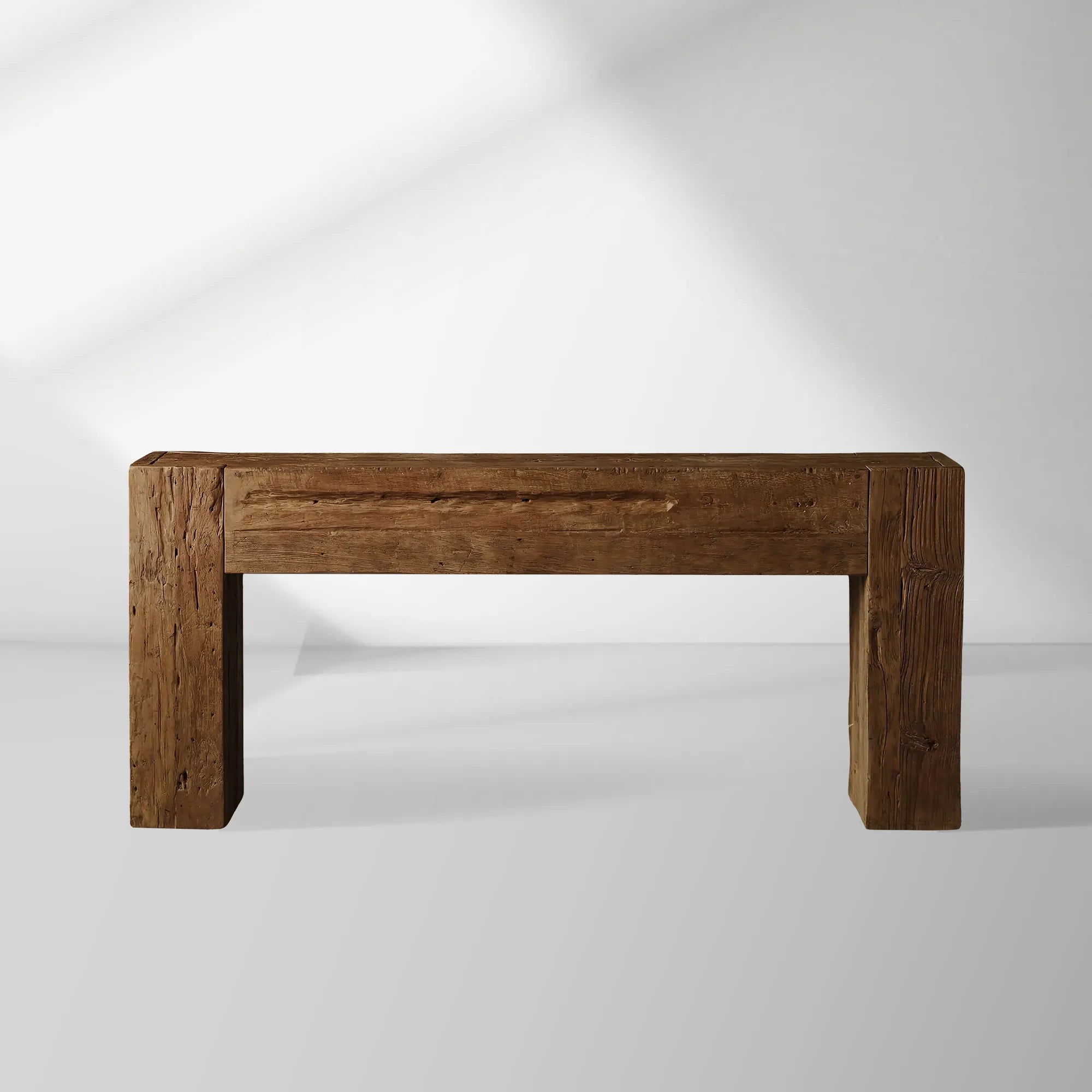 Ubud Wood Entrance Console Table Reclaimed Teak Sidewalk Table