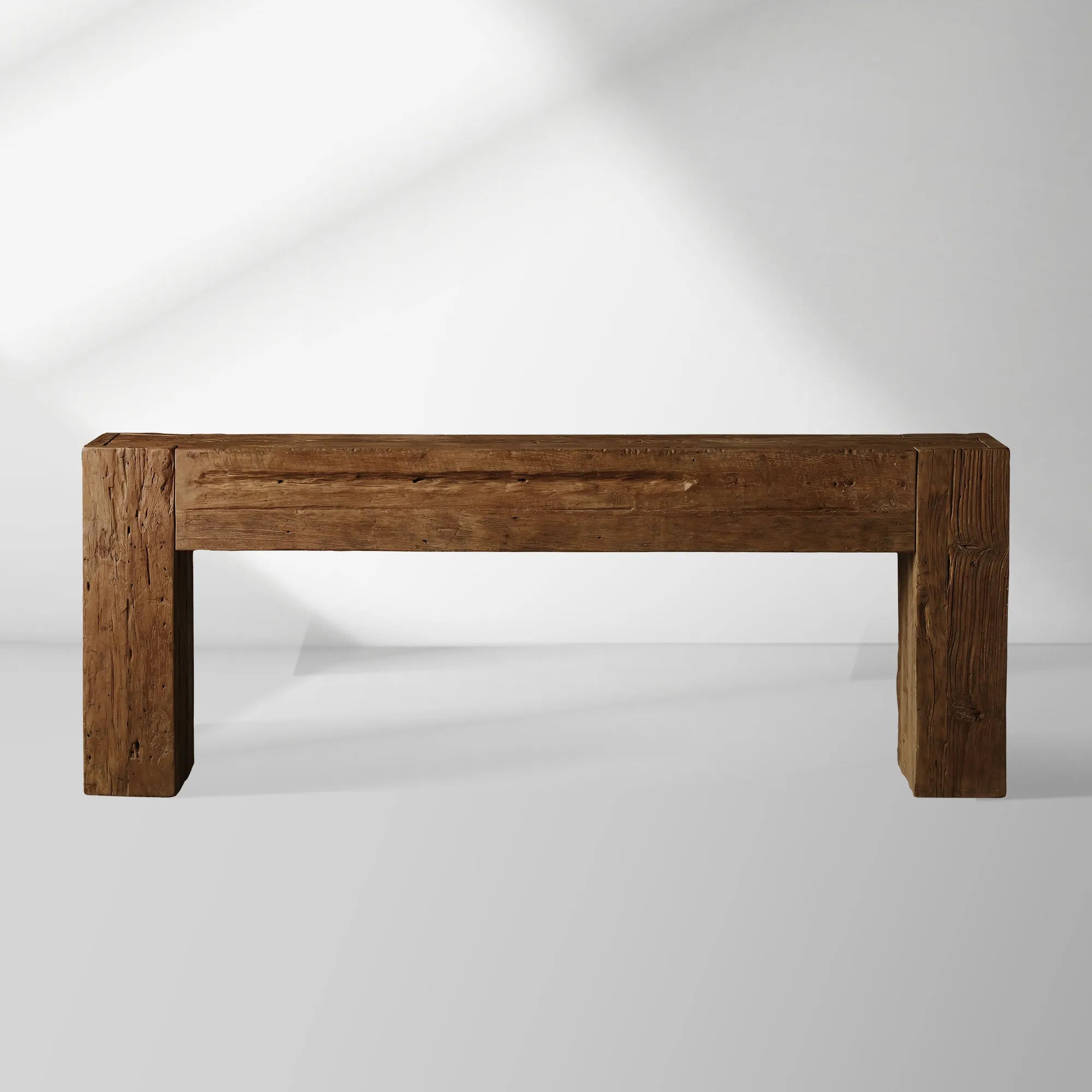 Ubud Wood Entrance Console Table Reclaimed Teak Sidewalk Table