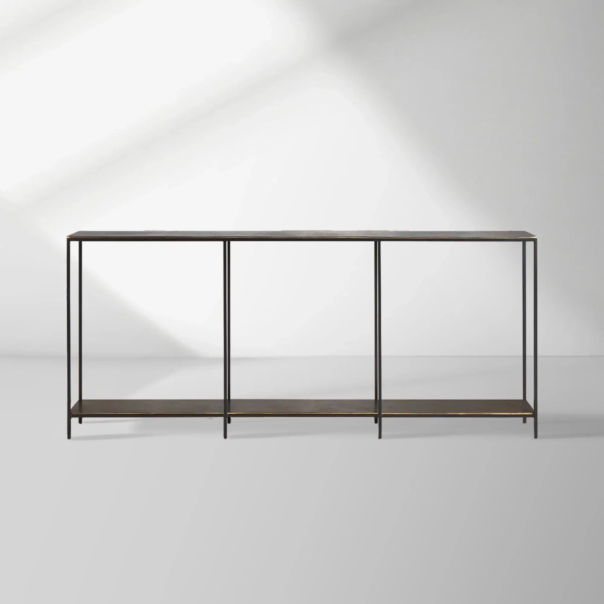 Kavali Console Table Solid Iron Frame Entrance Side Table