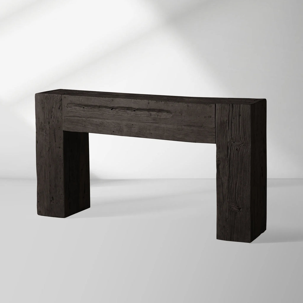 Ubud Wood Entrance Console Table Reclaimed Teak Sidewalk Table