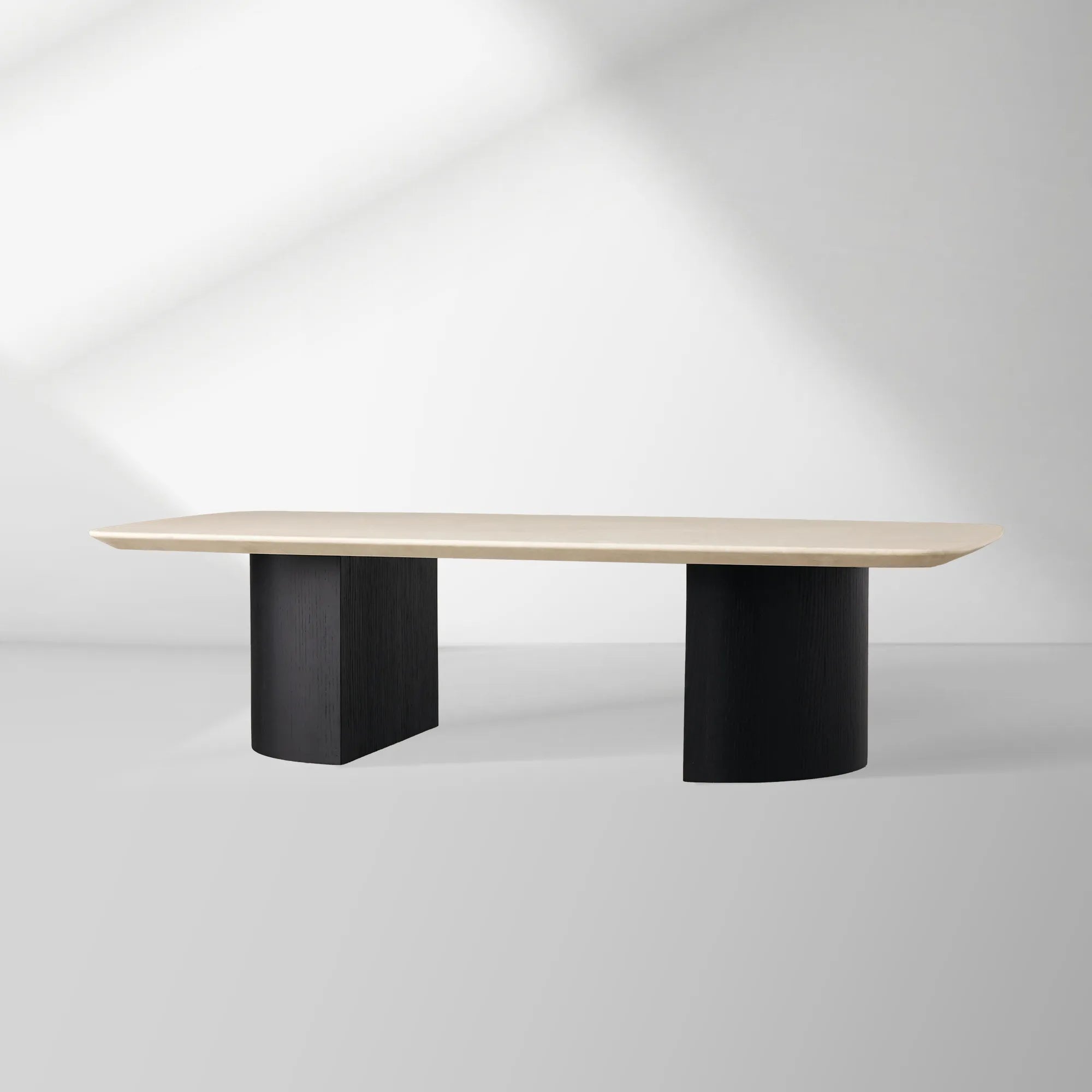 Saint Germain Marble Top Coffee Table Oak Wood Dauphine Base Cocktail Table Living Room Ston Top Center Tea Table