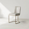 Bradley Curved Back Dining Chair with Upholstered Modern Steel Frame Living Room Chairs