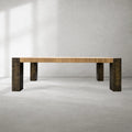 Talerhk Modern Industrial Rectangle Dining Table