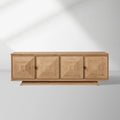 Pelham Indonesia Distressed Sideboard Wood Buffet Table Wood Living Room Entryways TV Cabinet