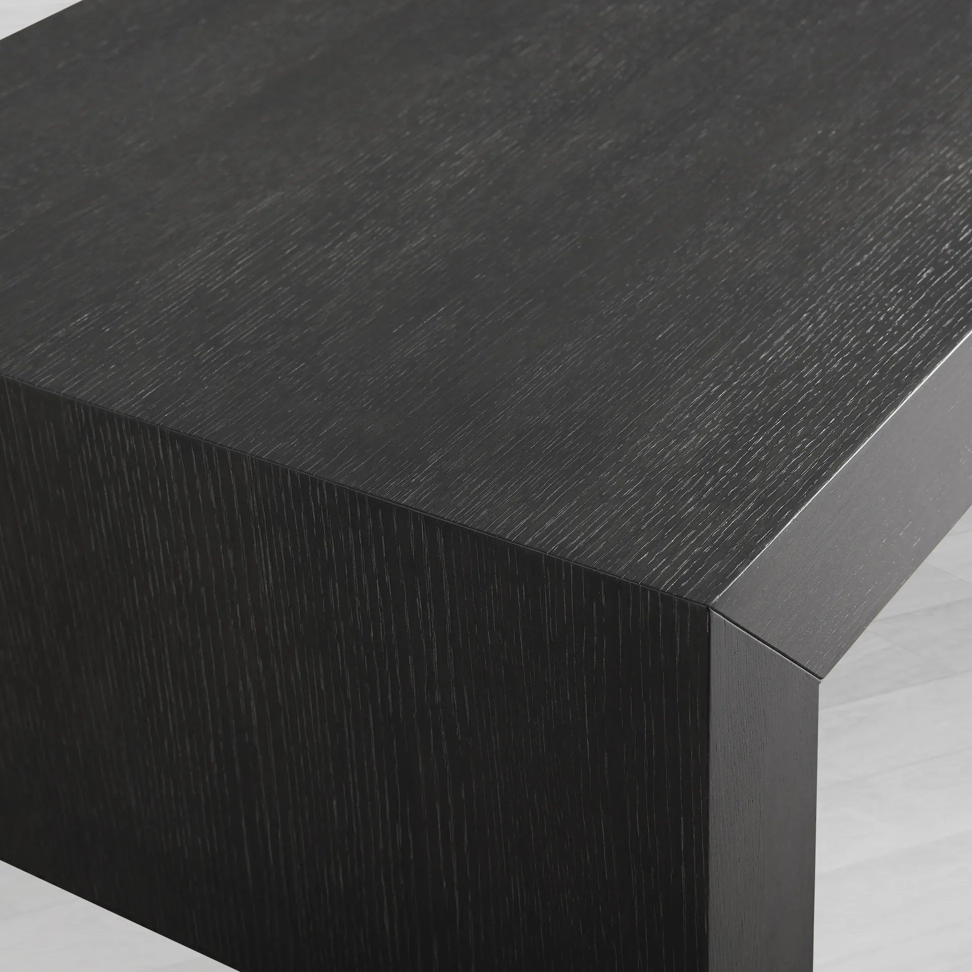 Sullivan Wood Waterfall Coffee Table Rectangle Rural Cocktail Table Oak Wood Center Tea Table