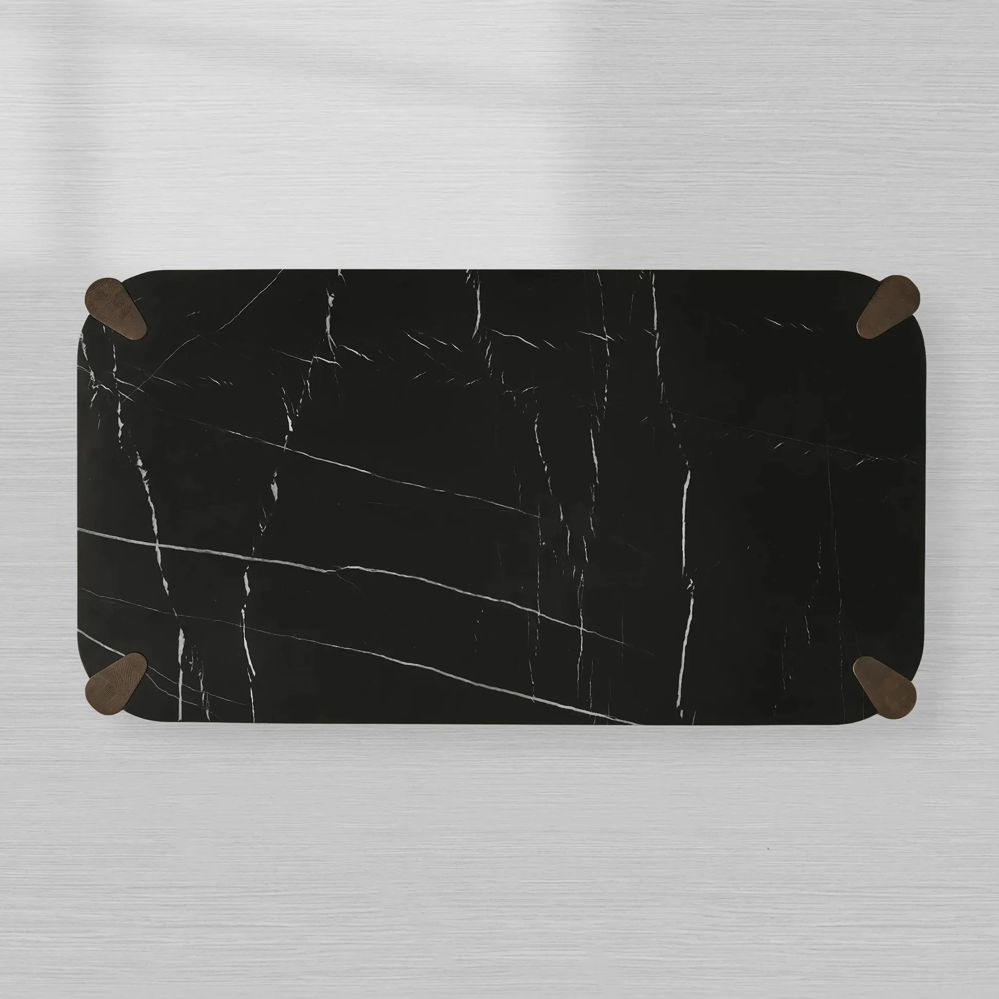 Pyet Marble Coffee Table Oak Wood Base Cocktail Table Elegance Living Room Center Tea Table