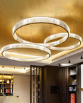 Modern Crysal Ring Pendant Chandelier Large Crytal Chandelier for Living Room