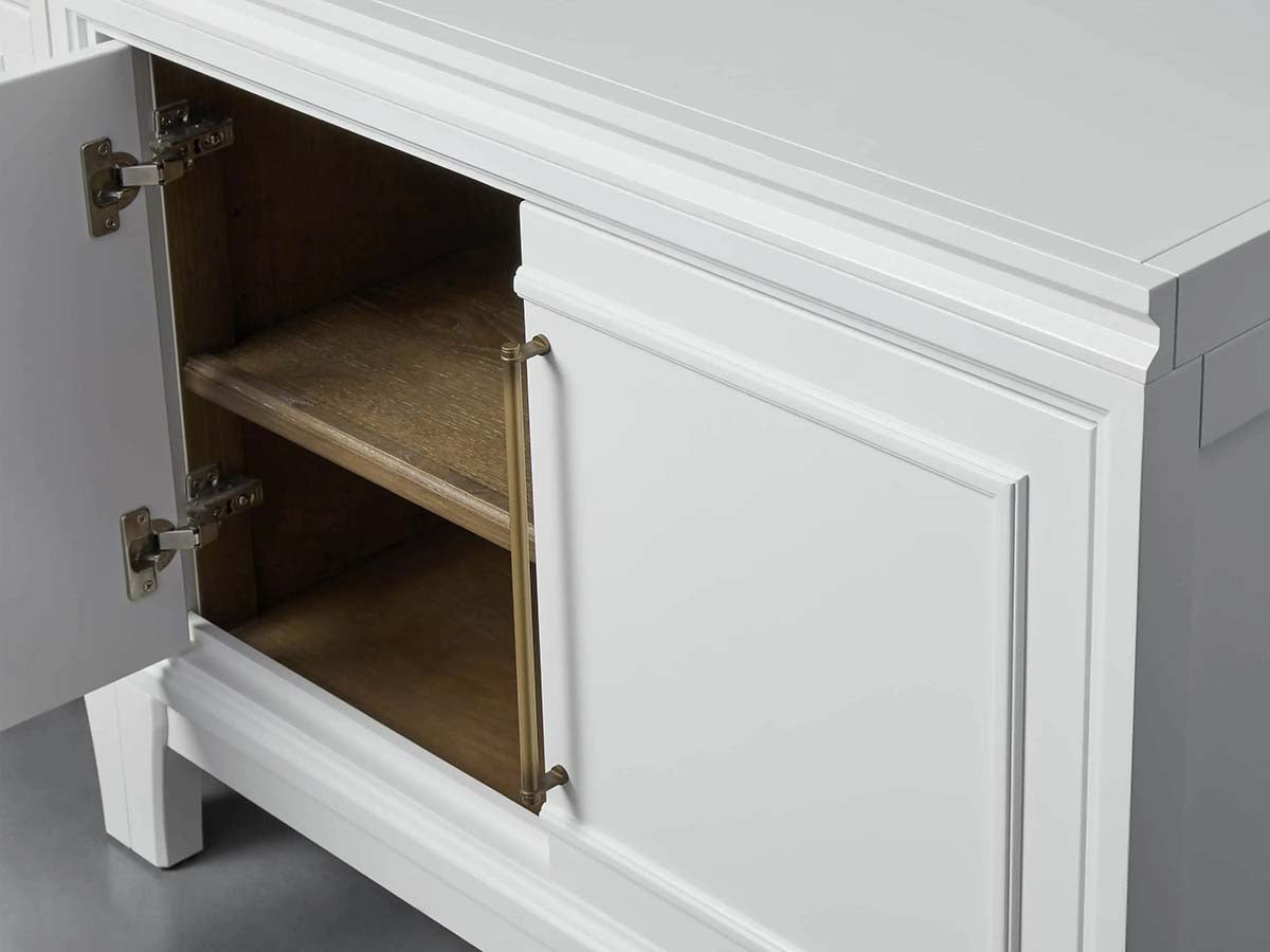 Rowan Modular Wood TV Stand Modern Sideboard Television Storage Unit with Wood Doors Entrance Cabinet