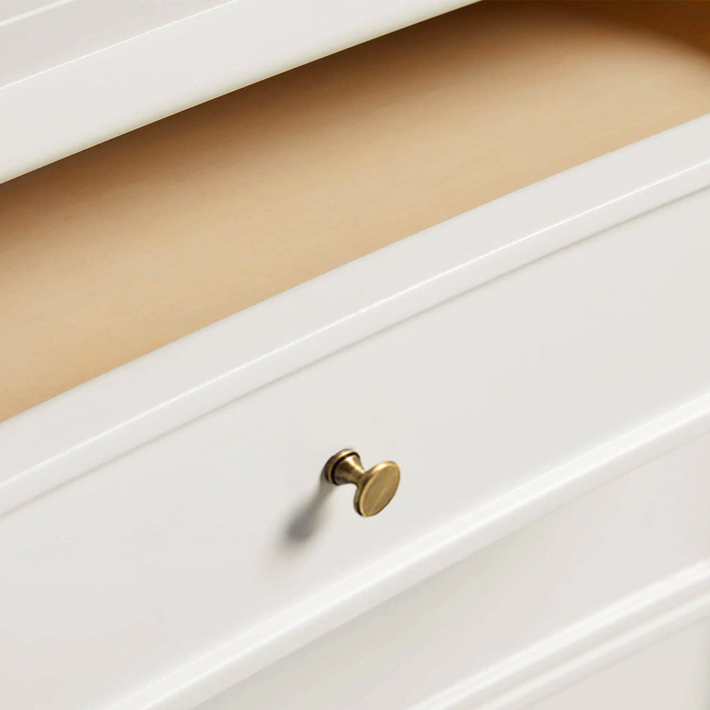 Henley Nightstand Solid Mahogany Nightside Tables With Three Drawers