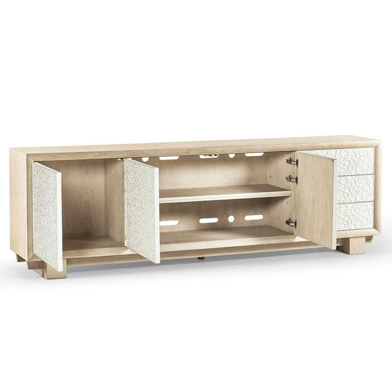 Water Pelagic Sculpted TV Stand Storage Cabinet