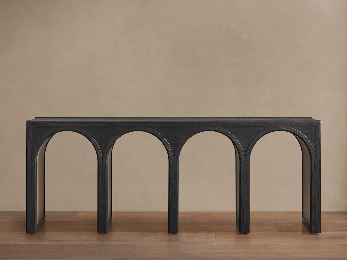 Hattie Oak Entrance Console Table Country Entryway Table