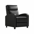 PU Leather Recliner Chair, Adjustable Reclining Sofa with Lumbar Support, Home Theater Seating for Living Room