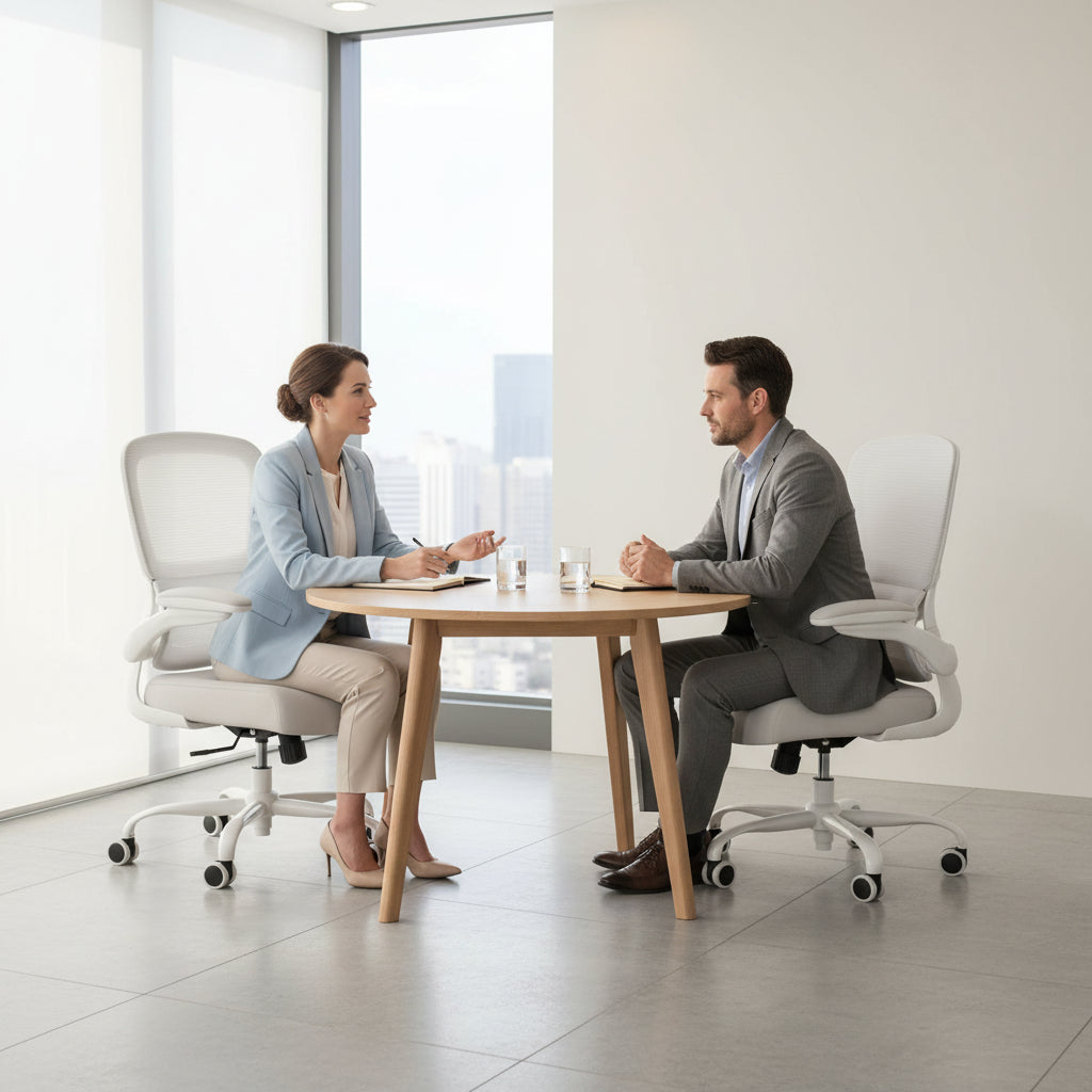 Ergonomic Mesh Office Chair, Adjustable Lumbar Support Desk Chair, Breathable Executive Computer Chair for Home Office