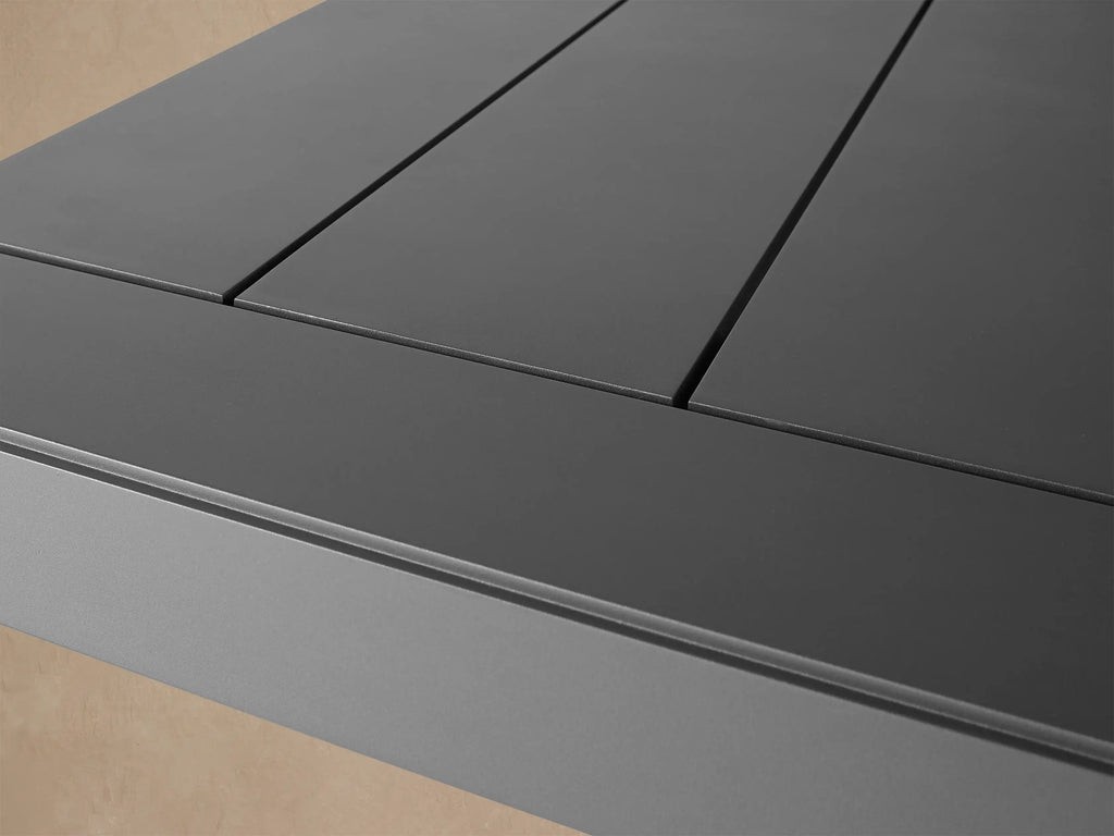 Canyon Aluminum Outdoor Dining Table for Modern Patio and Terrace Dining