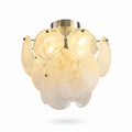 Cloud Glass Semi Flush Ceiling Light
