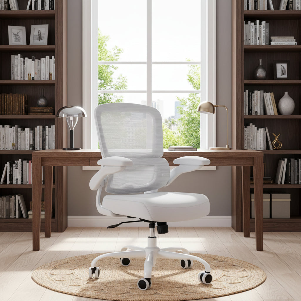 Ergonomic Mesh Office Chair, Adjustable Lumbar Support Desk Chair, Breathable Executive Computer Chair for Home Office