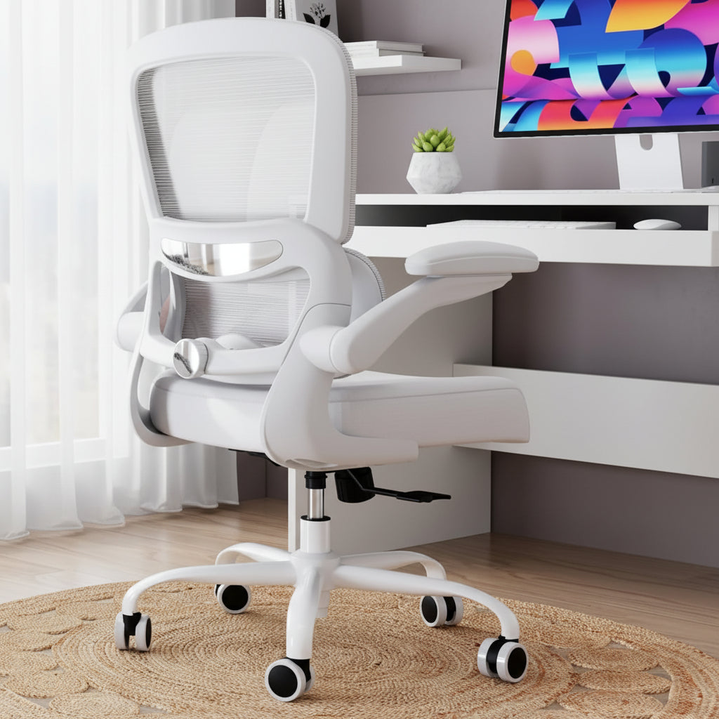 Ergonomic Mesh Office Chair, Adjustable Lumbar Support Desk Chair, Breathable Executive Computer Chair for Home Office