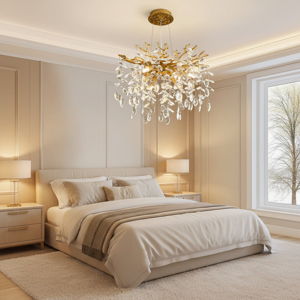 Modern Tree Branch Crystal Chandelier