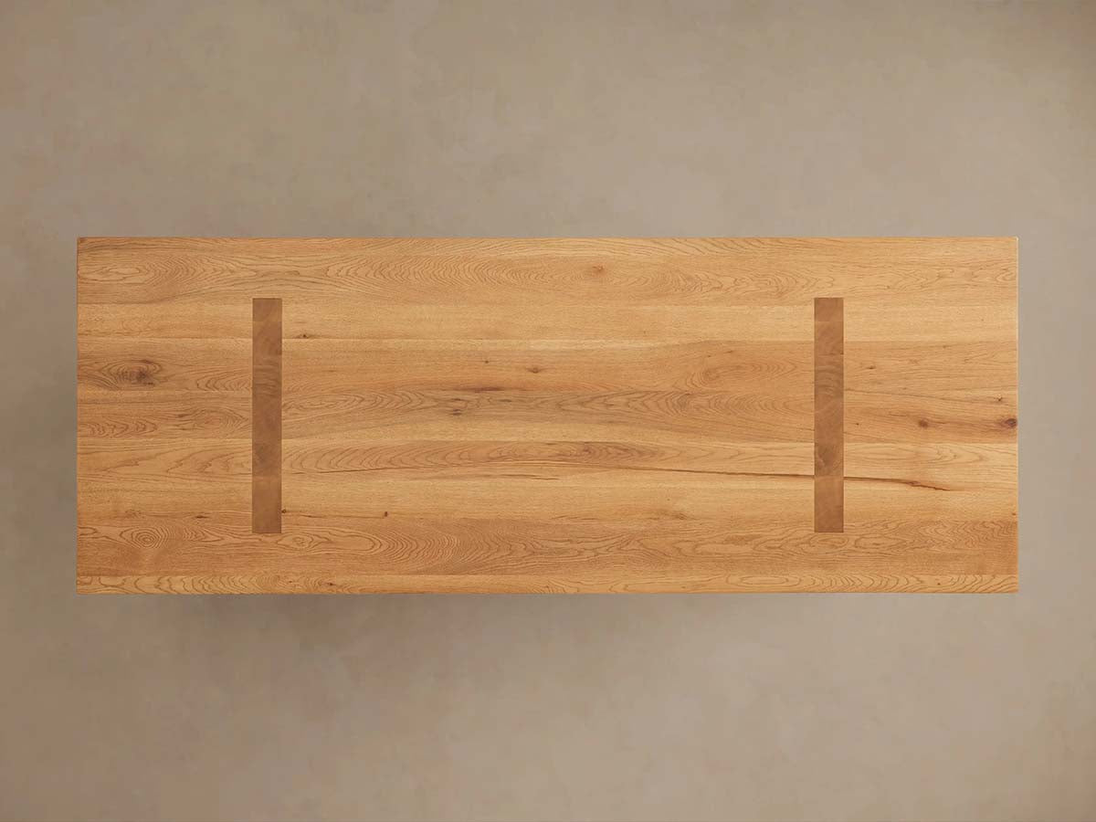 Panta Romanian Oak Dining Table Rectangle Wood Dining Table