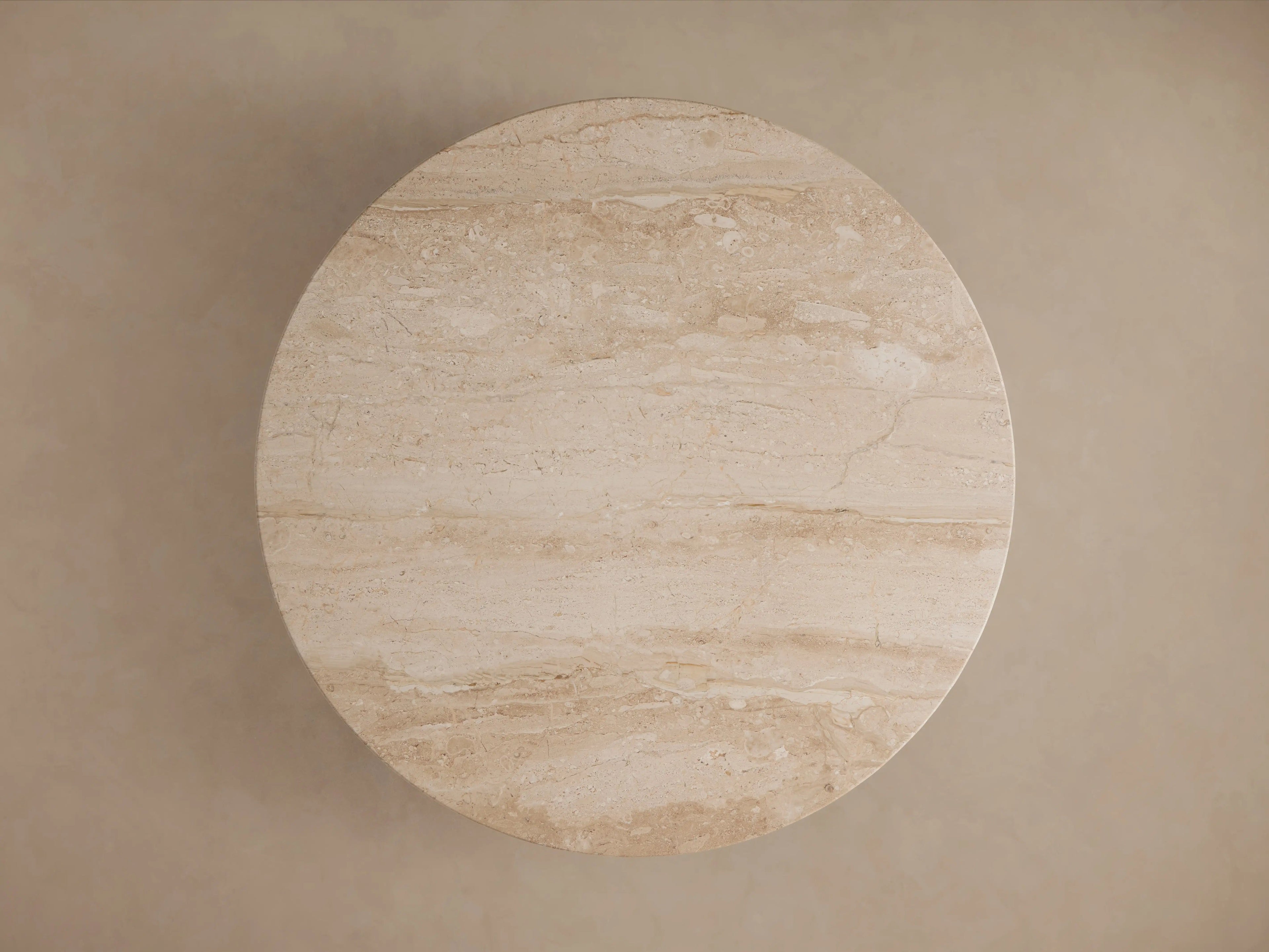 Hemmings Stone Nesting Coffee Table in Italian Marble with Waterfall Design