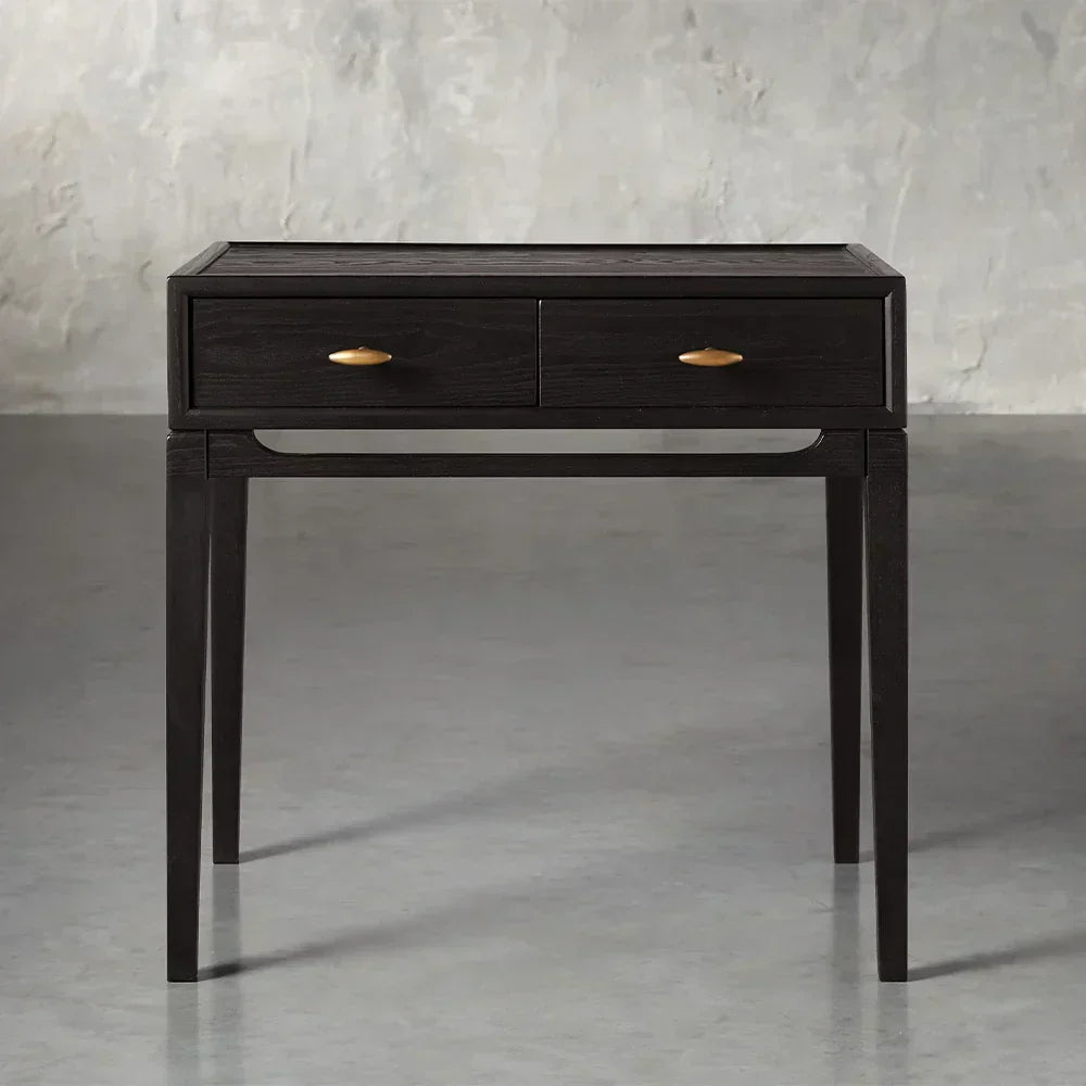 Brock Nightstand Mid-Century Modern Bedside Table Ash Night Side Storage Cabinet