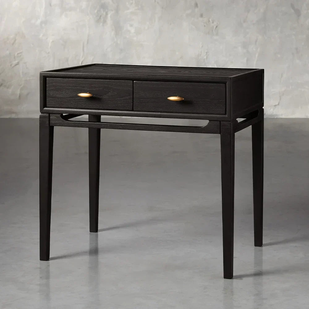 Brock Nightstand Mid-Century Modern Bedside Table Ash Night Side Storage Cabinet