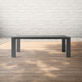 Canyon Aluminum Outdoor Dining Table for Modern Patio and Terrace Dining