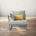Victory Modular Corner Seating Sofa in Cactus Green