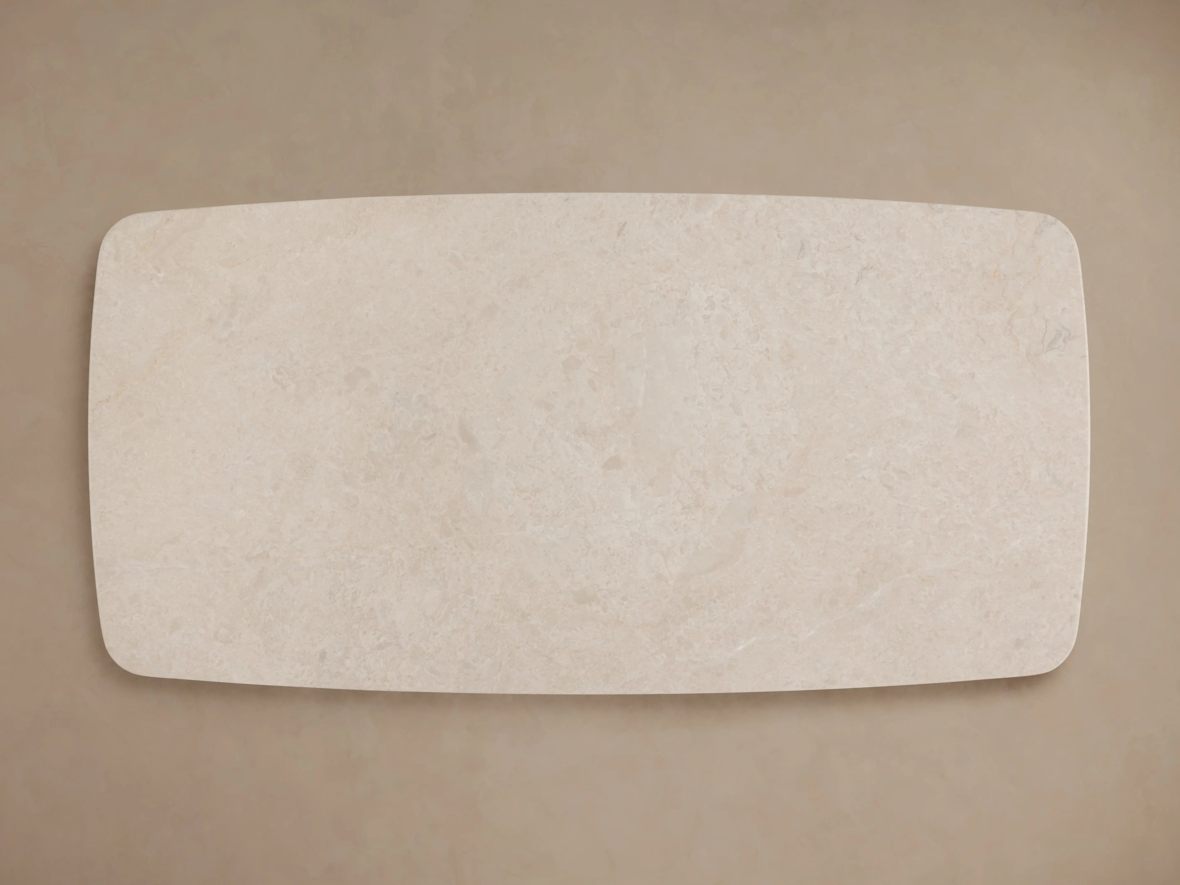 Saint Germain Stone Coffee Table with Rennes Base in Natural Stone