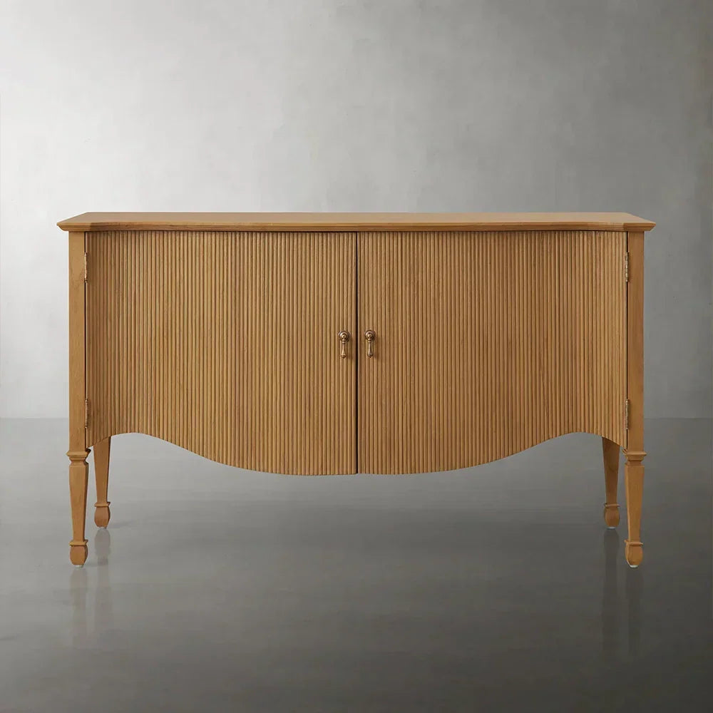 Conrad Solid Teak Sideboard Wood Vintage Storage Cabinets