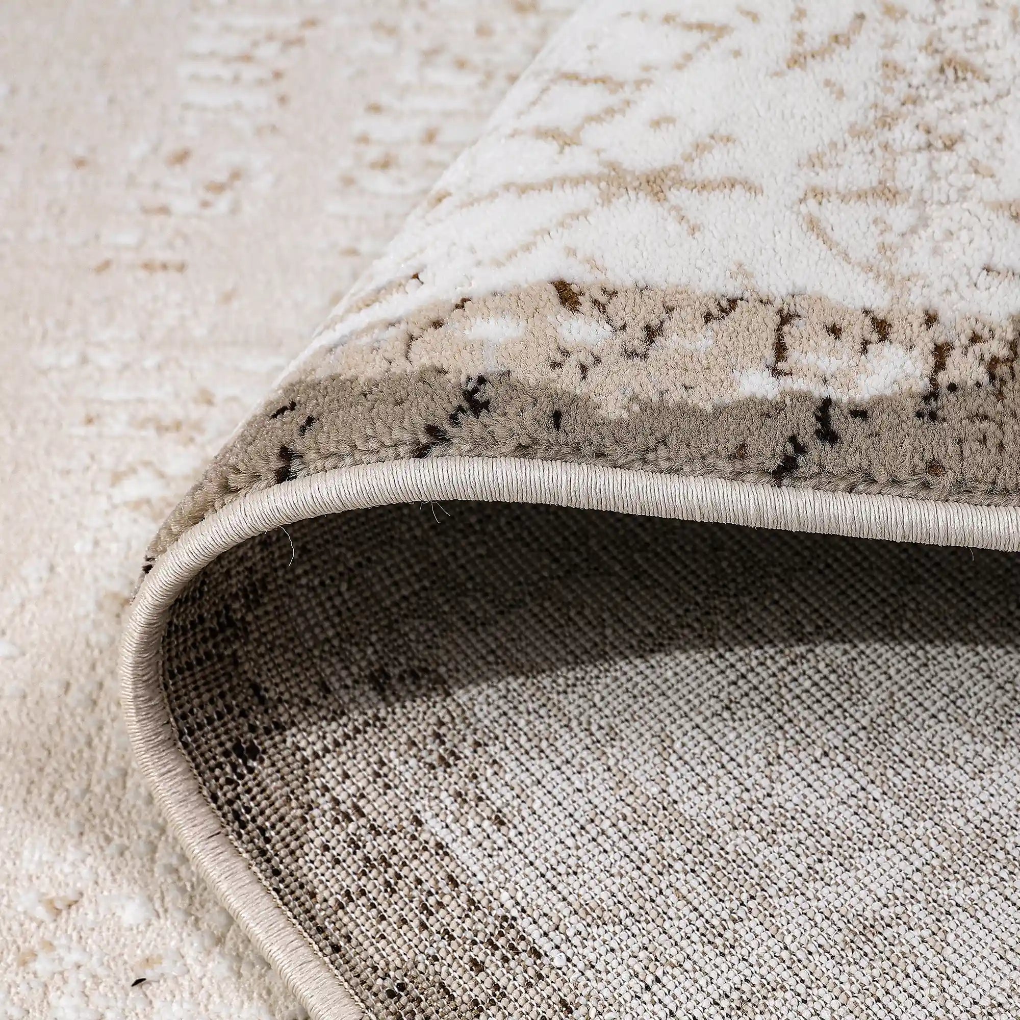 Puxina Soft Gradient Textured Neutral Area Rug with Relaxation & Craftsmanship Carpet Minimalist Wabi-Sabi Style