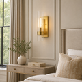 Armature Cylinder Clear Glass Wall Sconce - Single Light