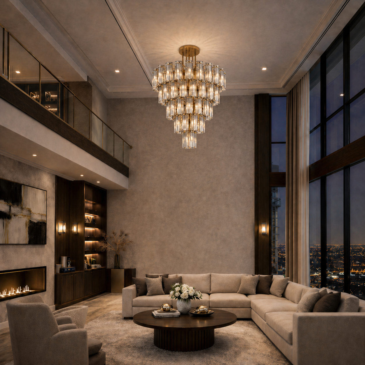 Round Chandelier 38''48''60''
