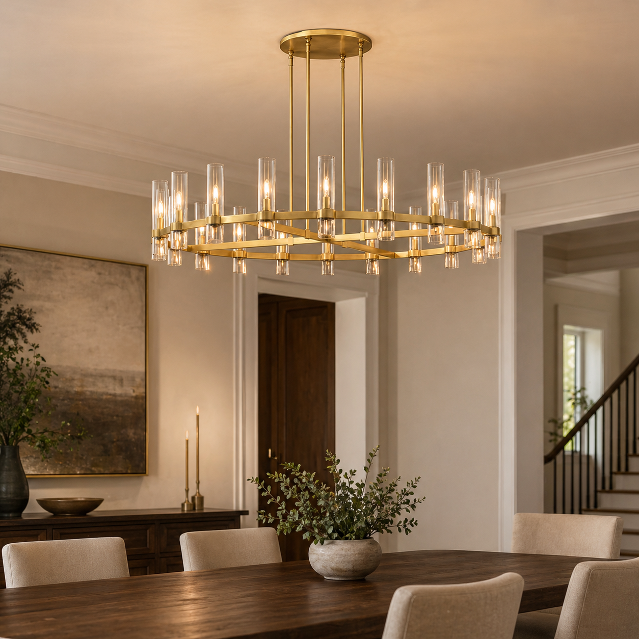 Signature Modern Round Chandelier