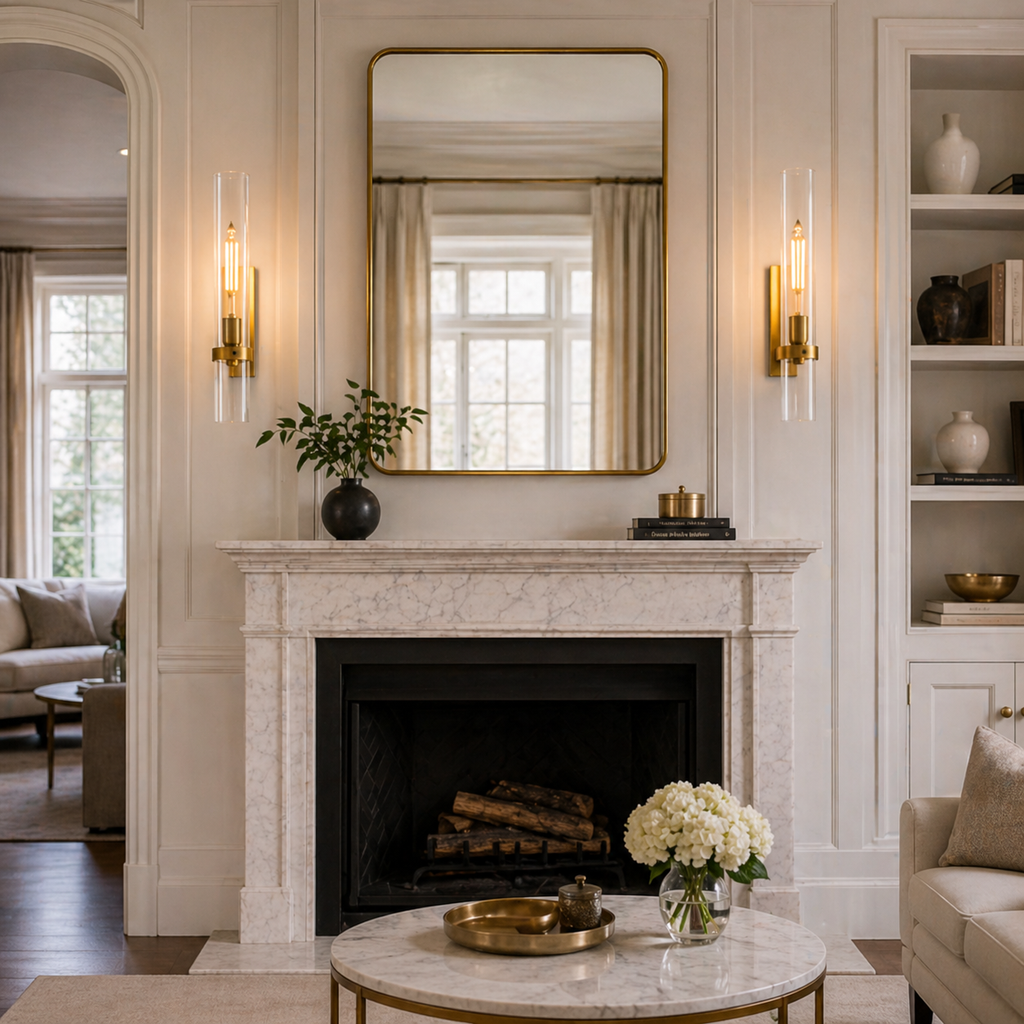 Modern Grand Outdoor Wall Sconce