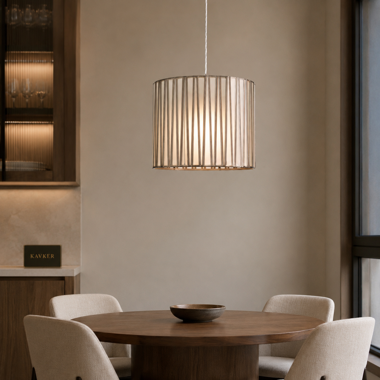 Jeunet Pendant Light in Nickel