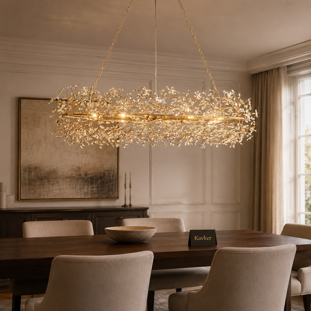 Fiore Oval Chandelier Light