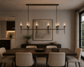Tulip Crystal Linear Chandelier Light