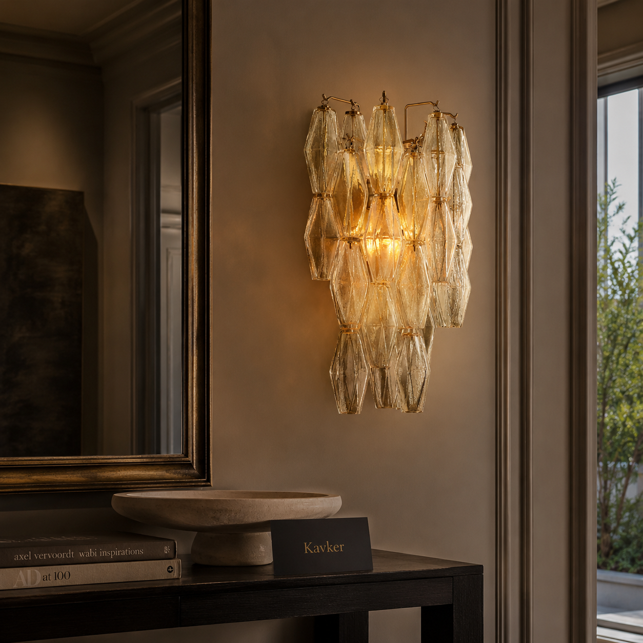 Chiara Glass Wall Sconce